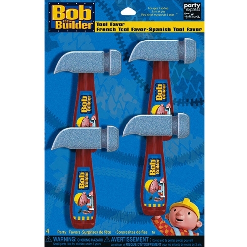 Bob The Builder Hammers (Pack of 4)