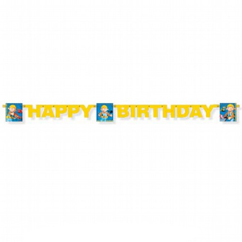 Bob The Builder Happy Birthday Banner