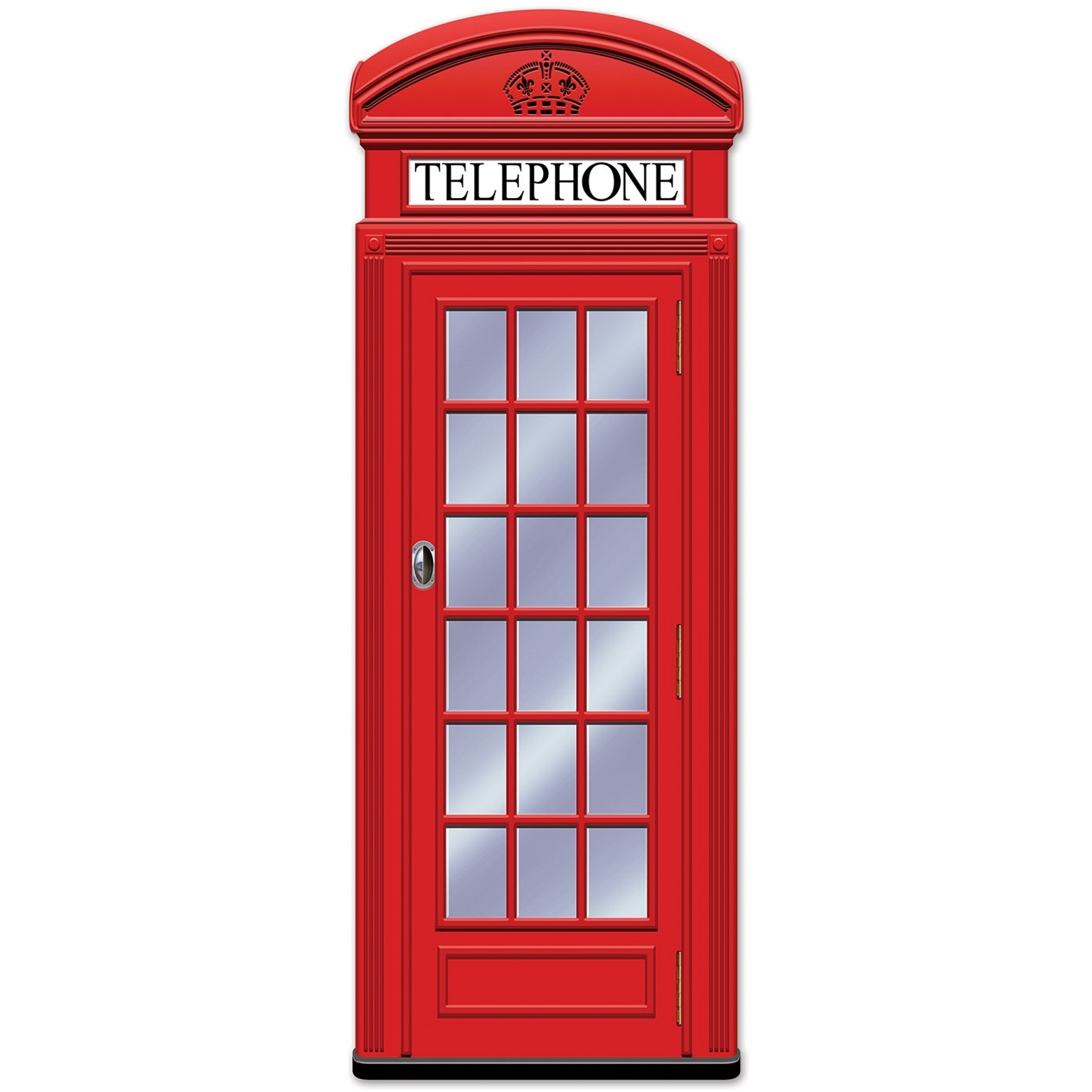 Jointed Phone Box Cutout Wall Decoration