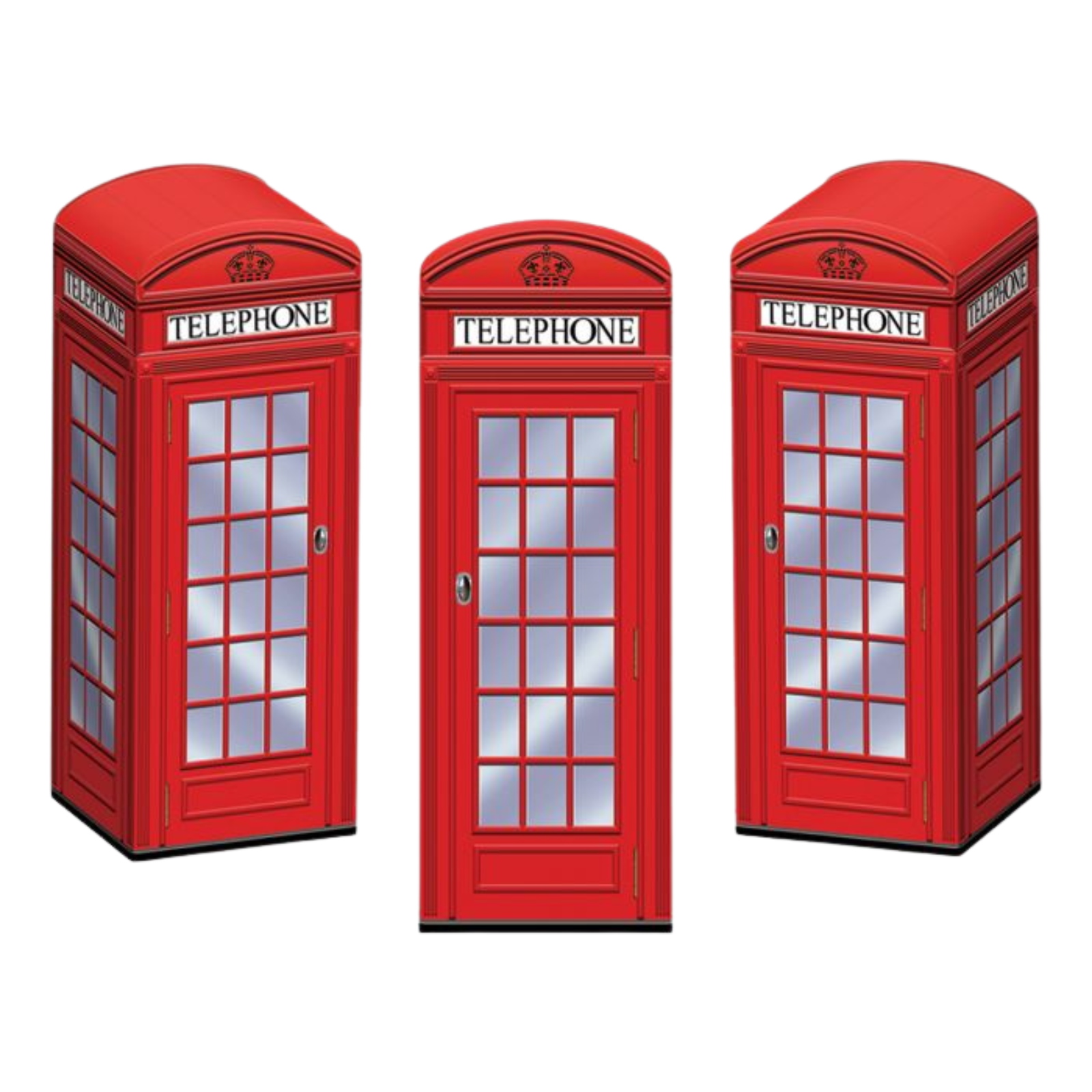 Red Phone Box Favour Boxes (Pack of 3)