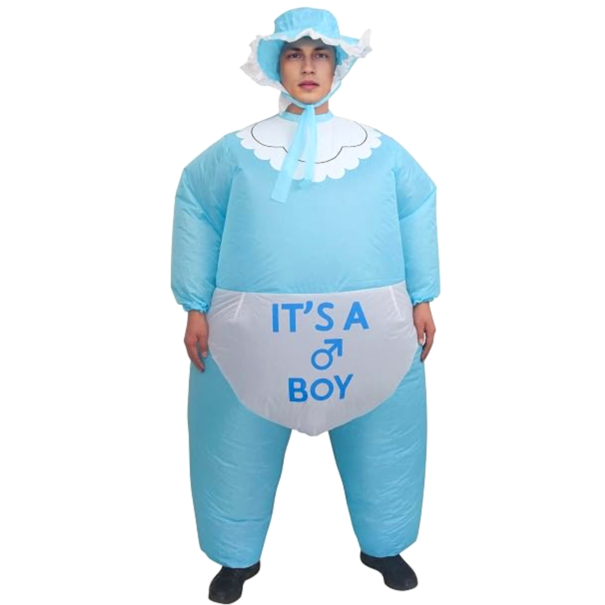 Adult Inflatable Blue Baby Costume
