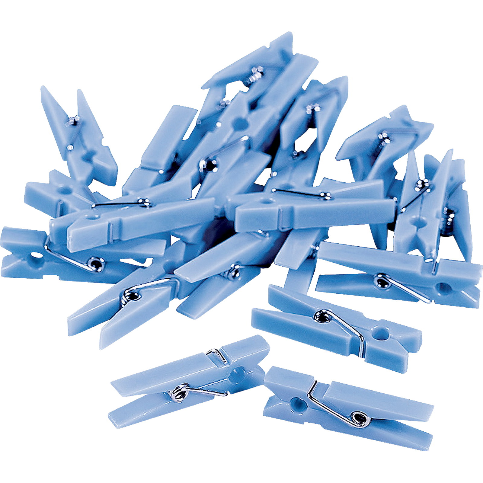 Blue Mini Clothes Pegs (Pack of 48)