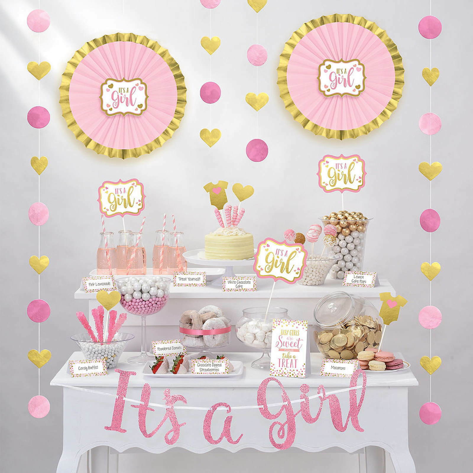 It's A Girl Treat Table Decorating Kit