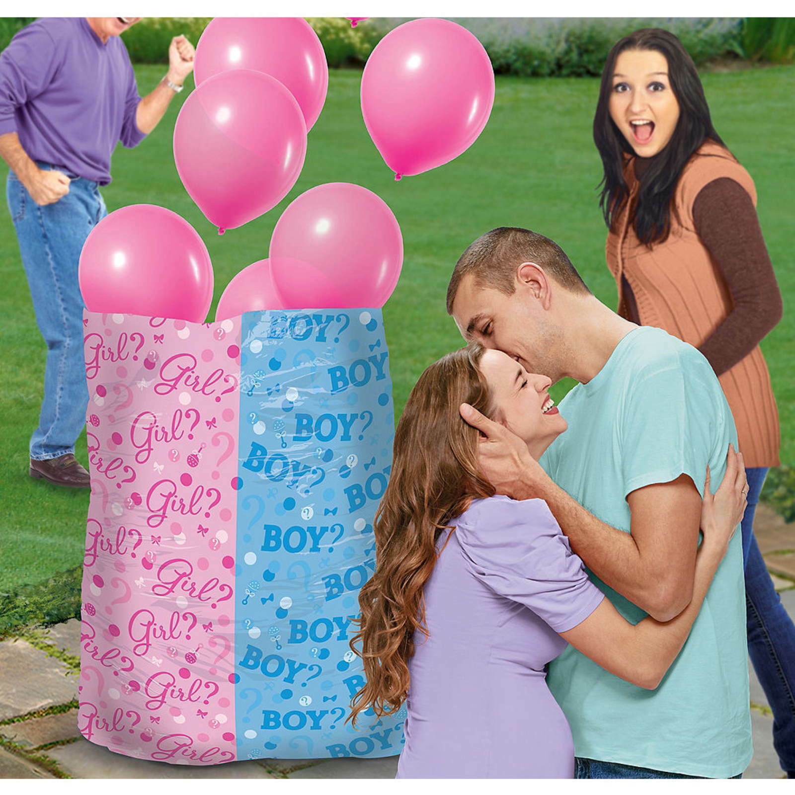 Girl Gender Reveal Balloon Sack