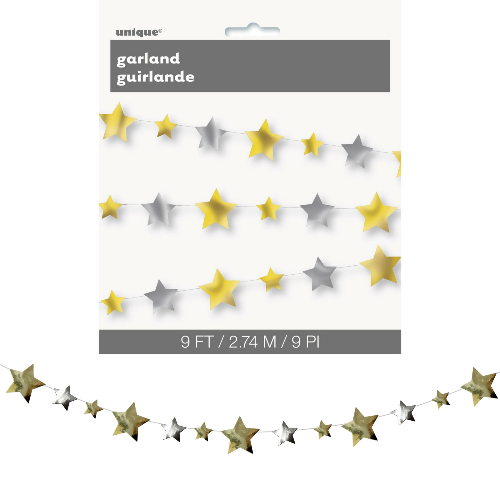 Twinkle Twinkle Little Star Gold and Silver Star Banner 