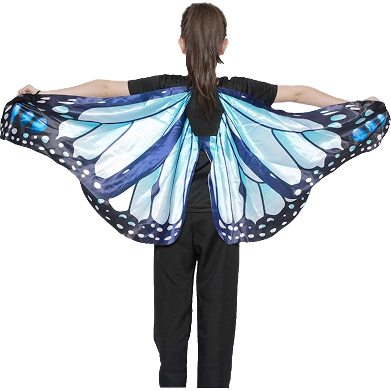 Kids Blue Butterfly Cape