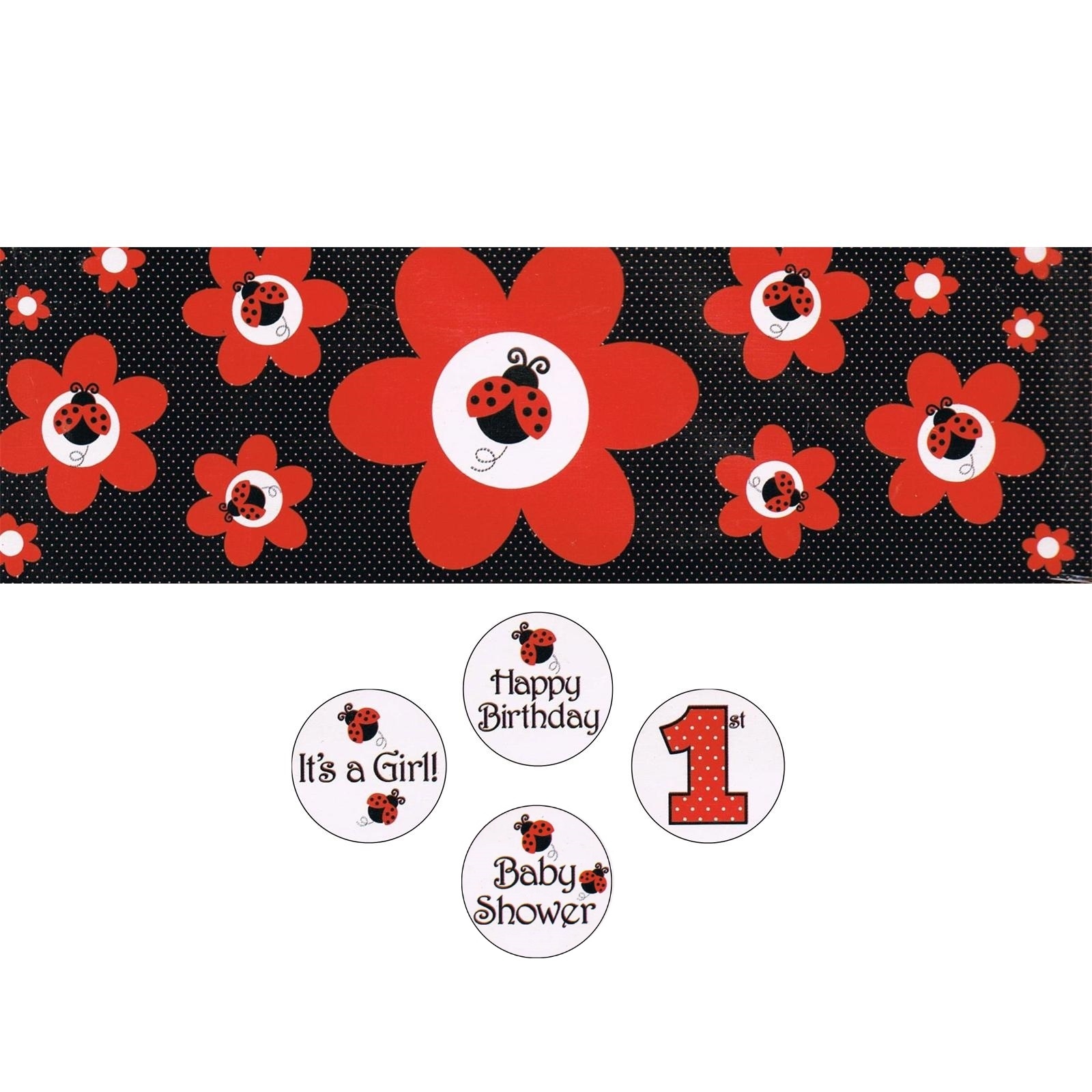 Ladybug Fancy Giant Banner