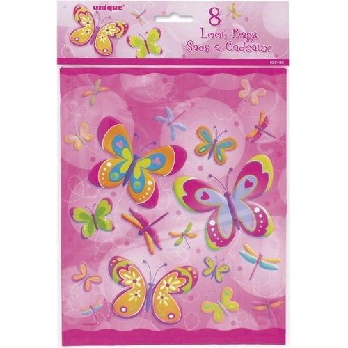 Butterflies and Dragonflies Lolly/Treat Bags (Pack of 8)