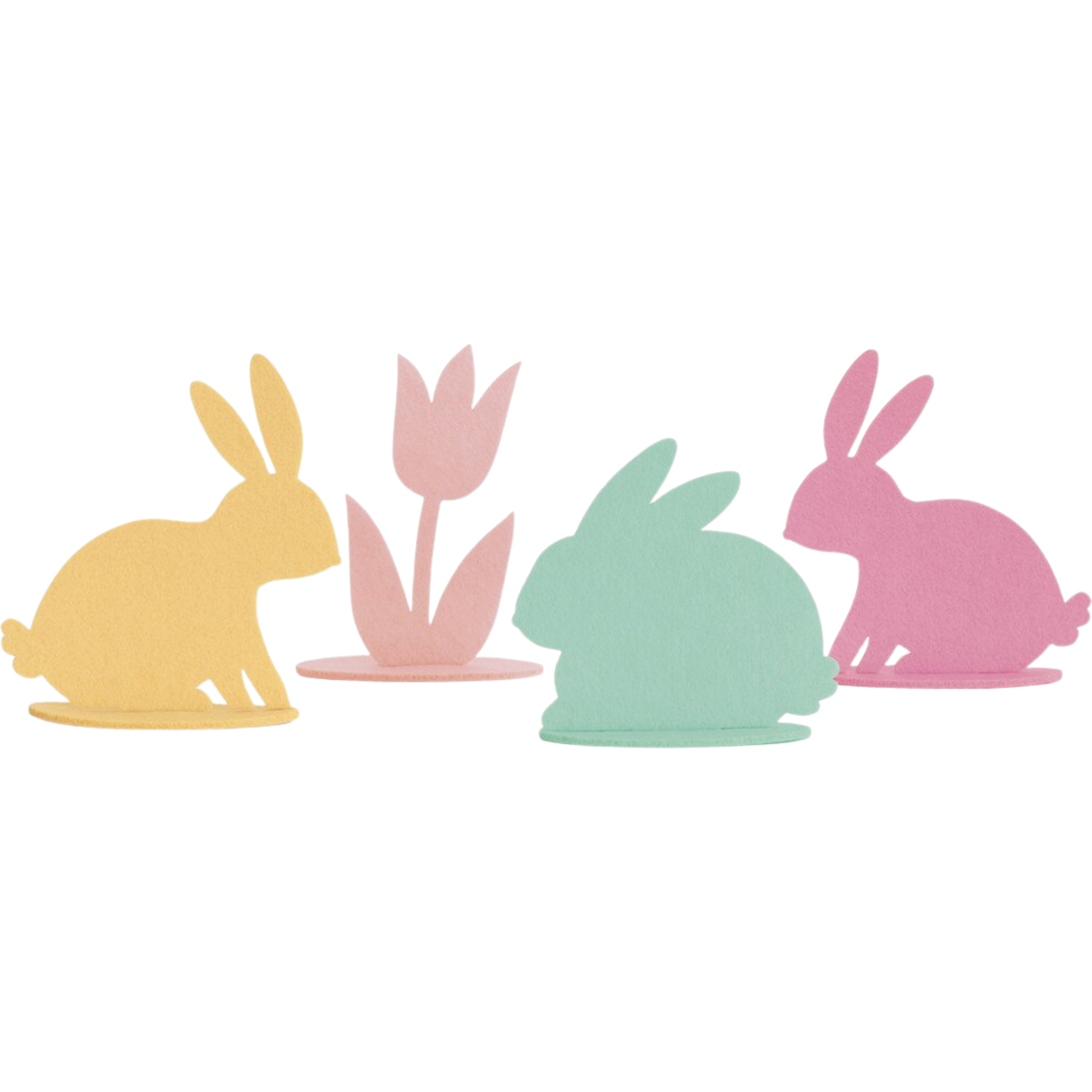 Colourful Bunny Rabbit Table Centrepieces (Pack of 8)