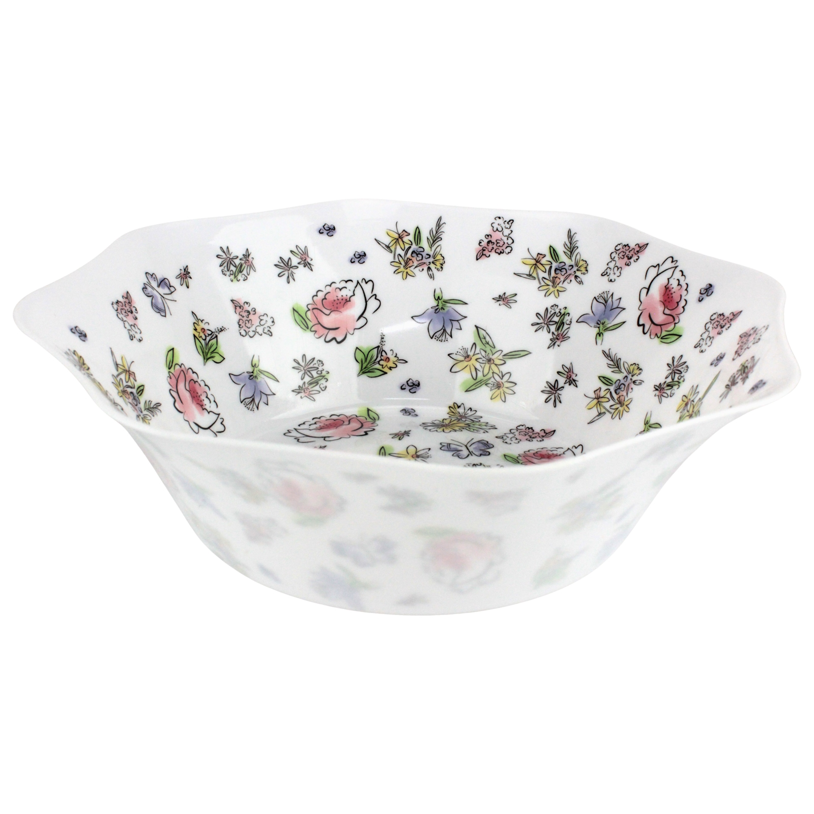 Dainty Easter Plastic Serving Bowl 25cm 