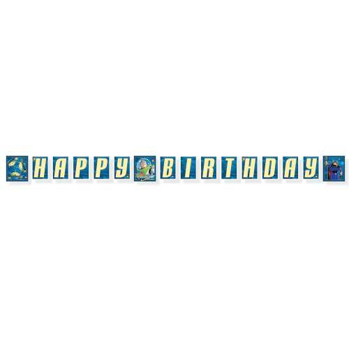 Buzz Lightyear Happy Birthday Banner