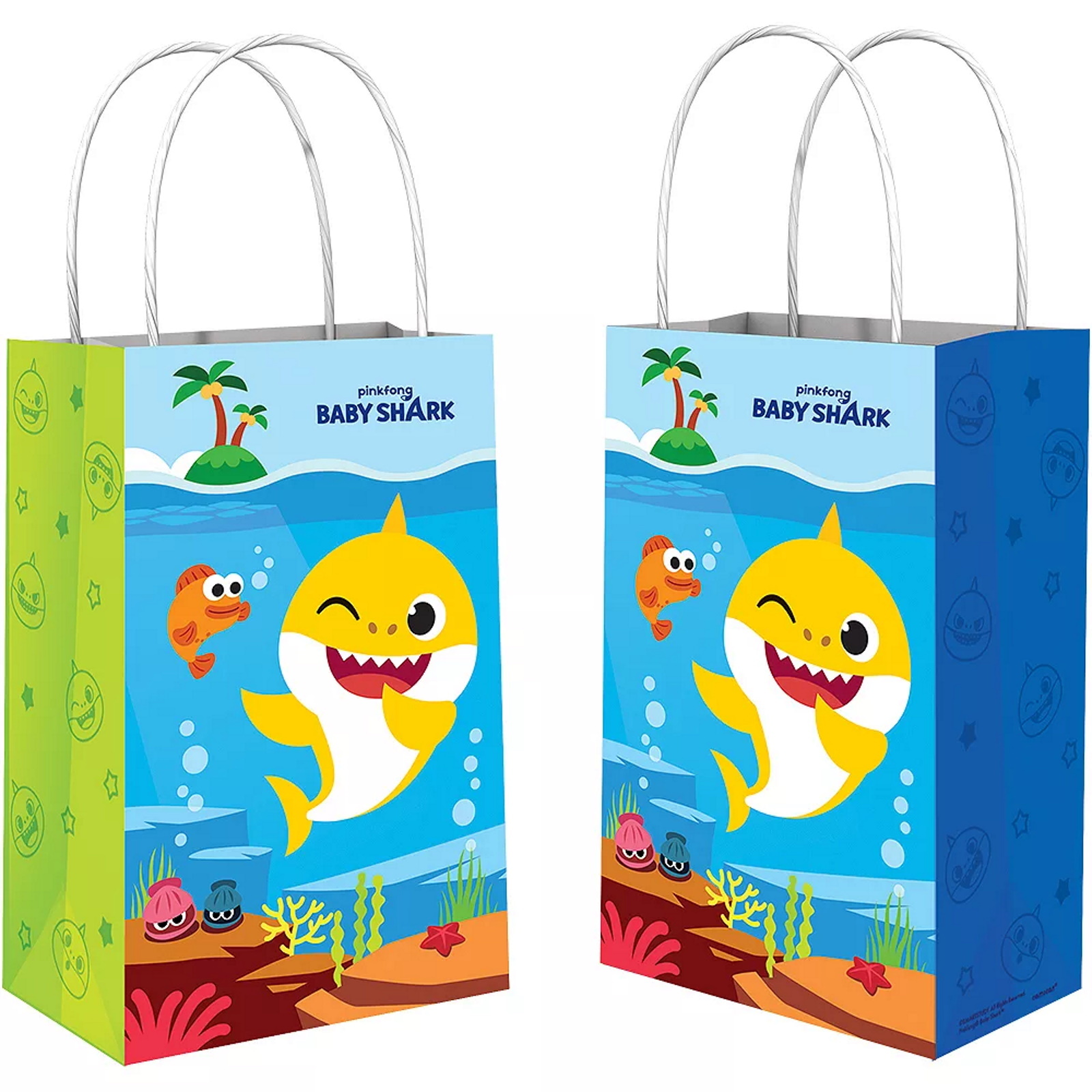 Baby Shark Paper Gift Bags (Pack of 8)