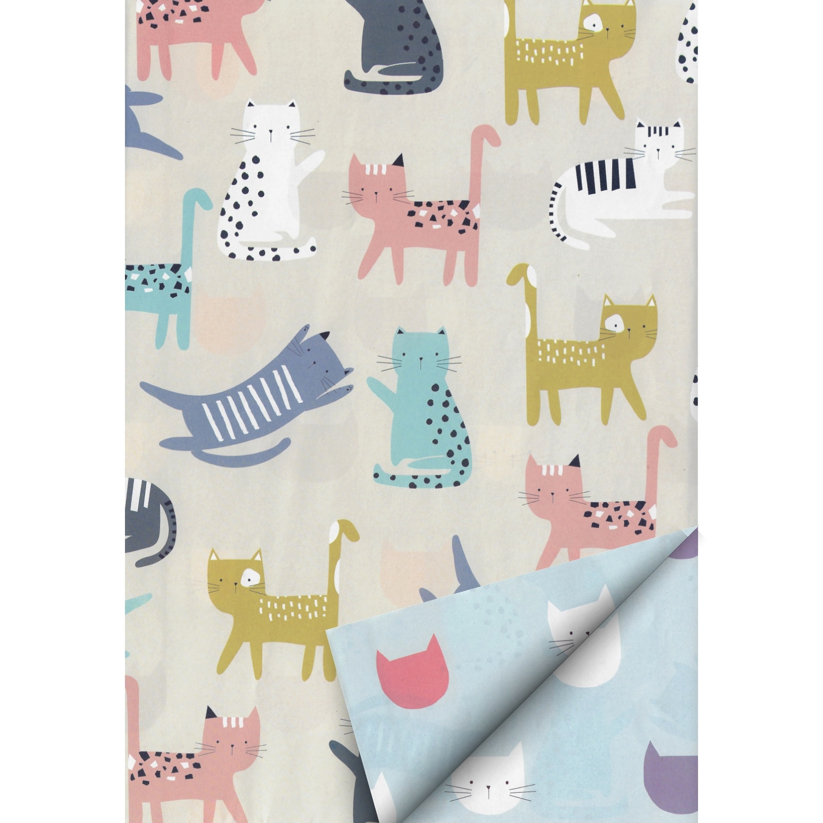 Kitty Cats Wrapping Paper (1 Sheet) 