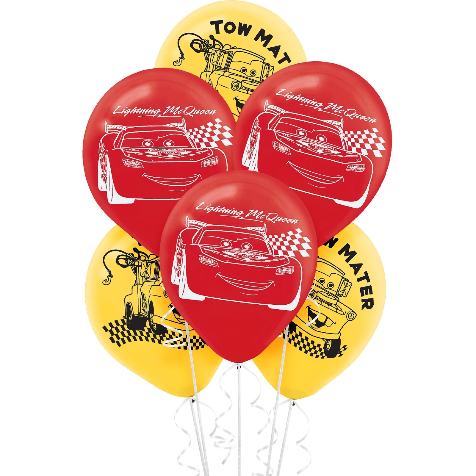 Cars Balloons (Pack of 6)