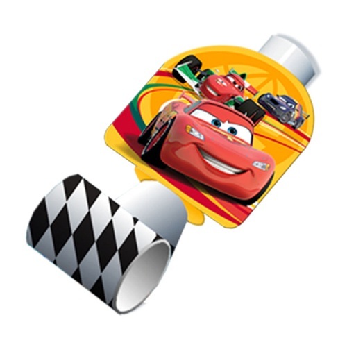Cars 2 Party Blowers (Pack of 8)