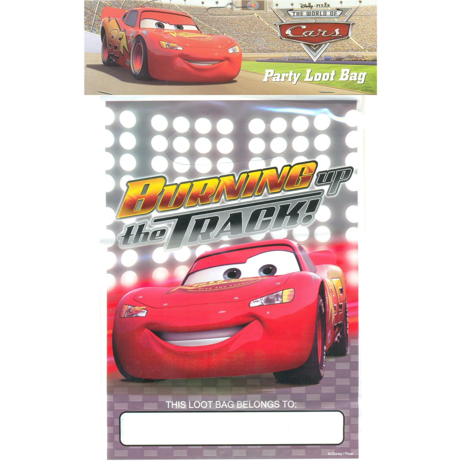 Cars Lolly/Treat Bags (Pack of 8)