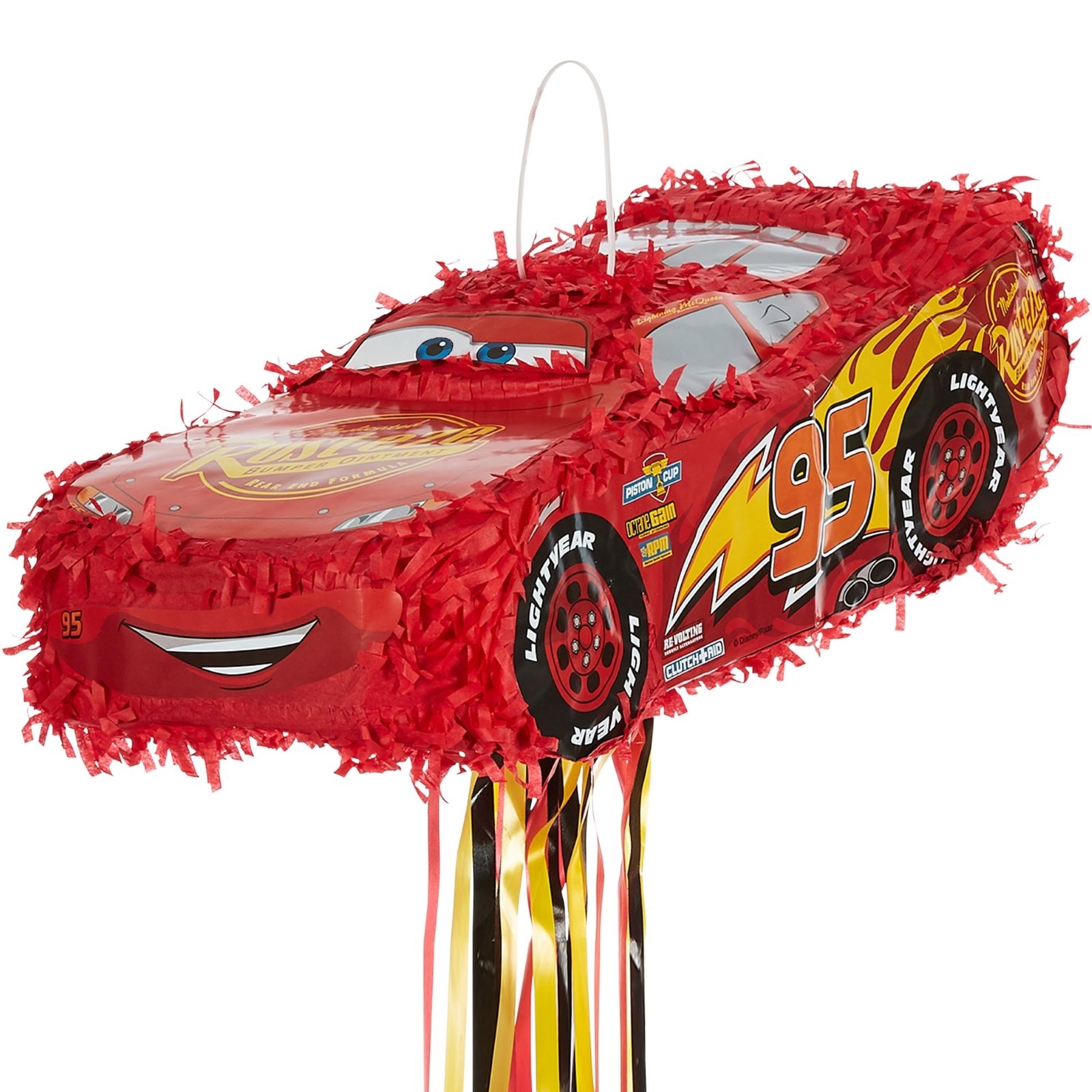 Cars 3 Lightning McQueen Pull String Pinata