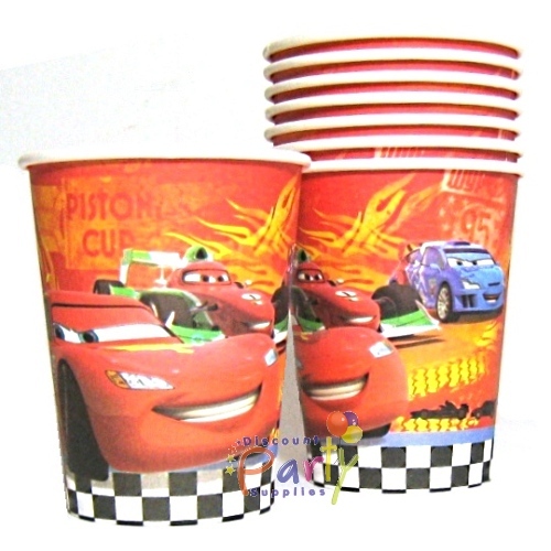Cars 2 Paper Cups (Pack of 8)