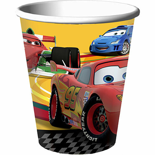 Cars 2 Paper Cups (Pack of 8)