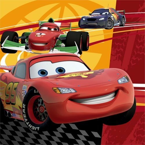Cars 2 Small Napkins / Serviettes (Pack of 16)