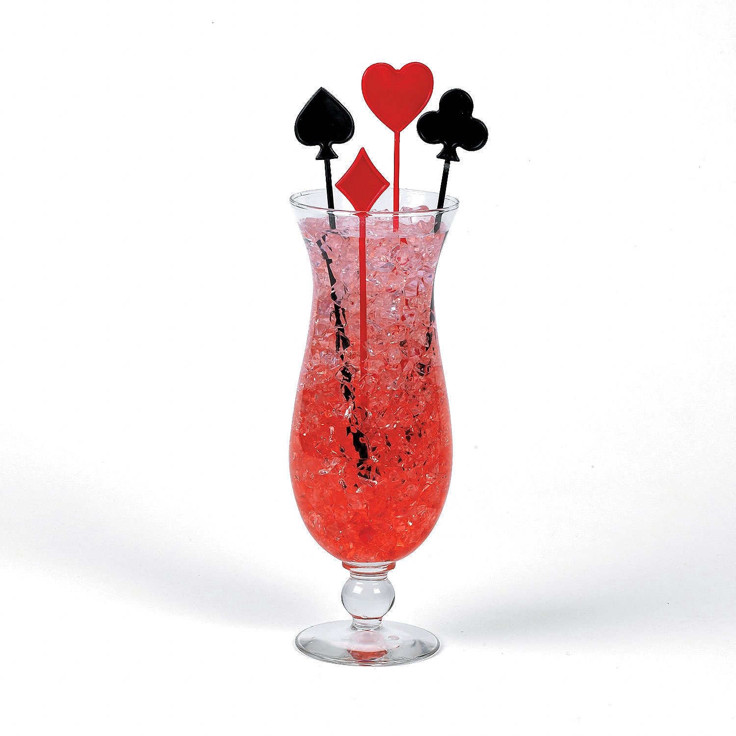 Casino Card Symbol Drink Stirrers (Pack of 25)