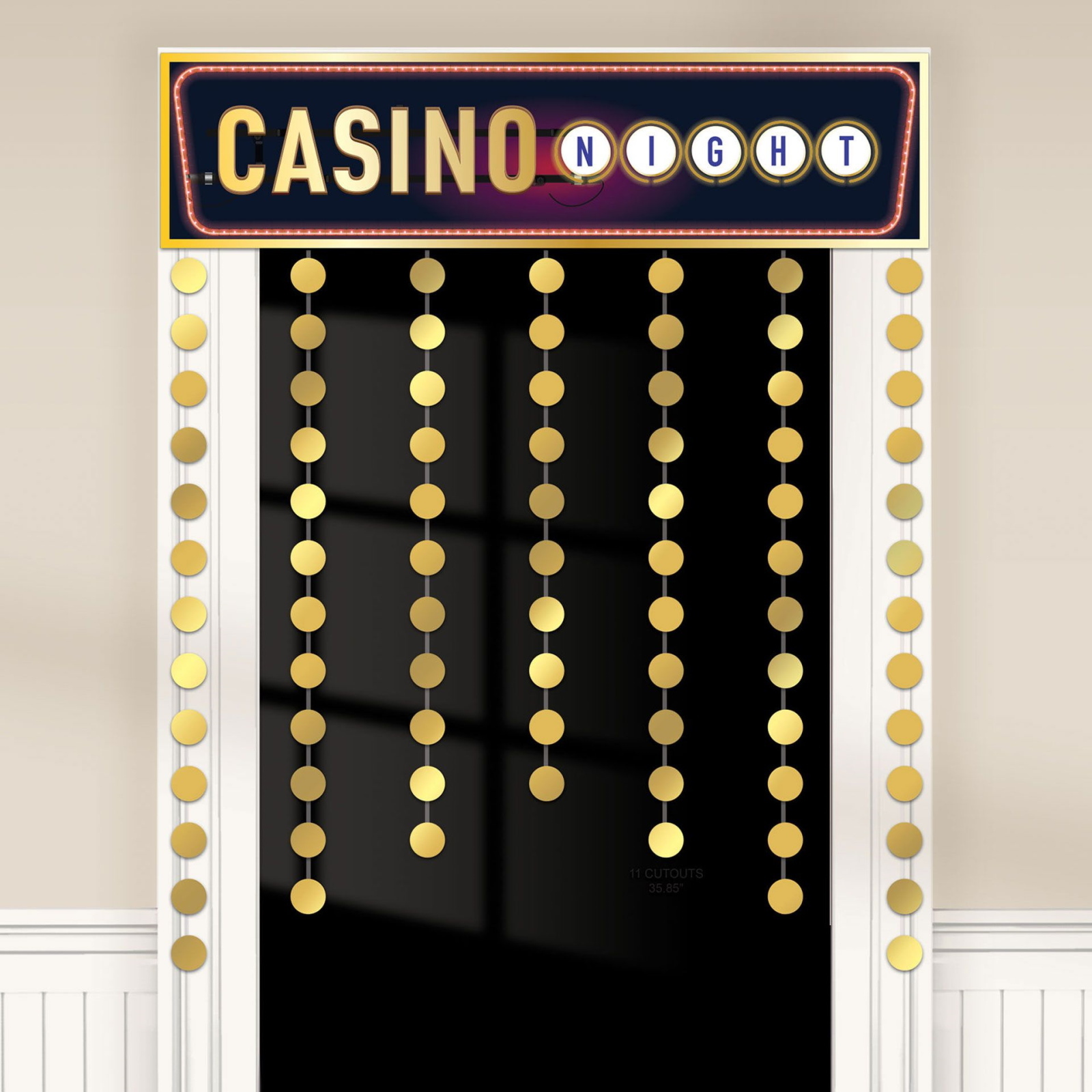 Casino Roll The Dice Doorway Curtain