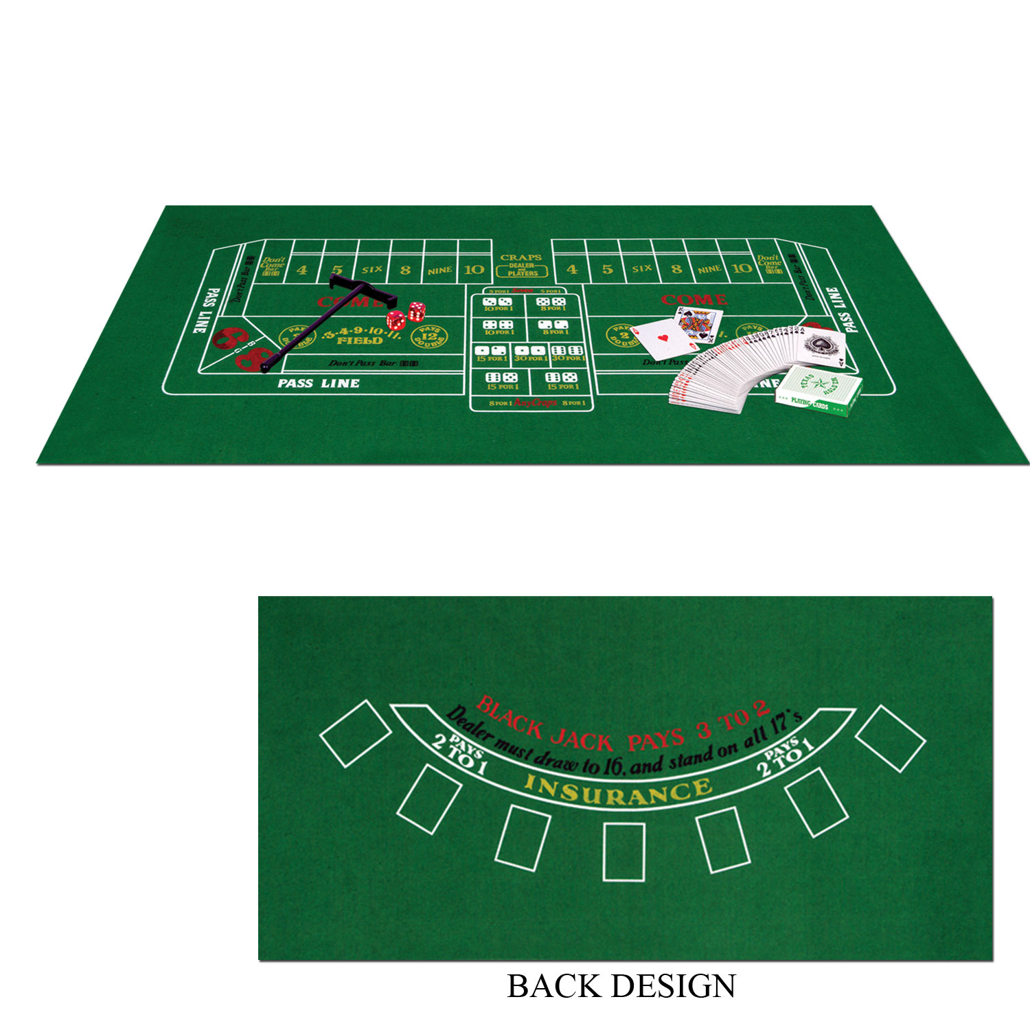 Home Casino Blackjack/Craps Set