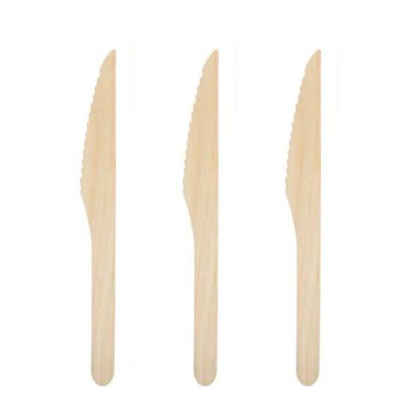 Eco Wooden Knives (Bulk Pack of 100)
