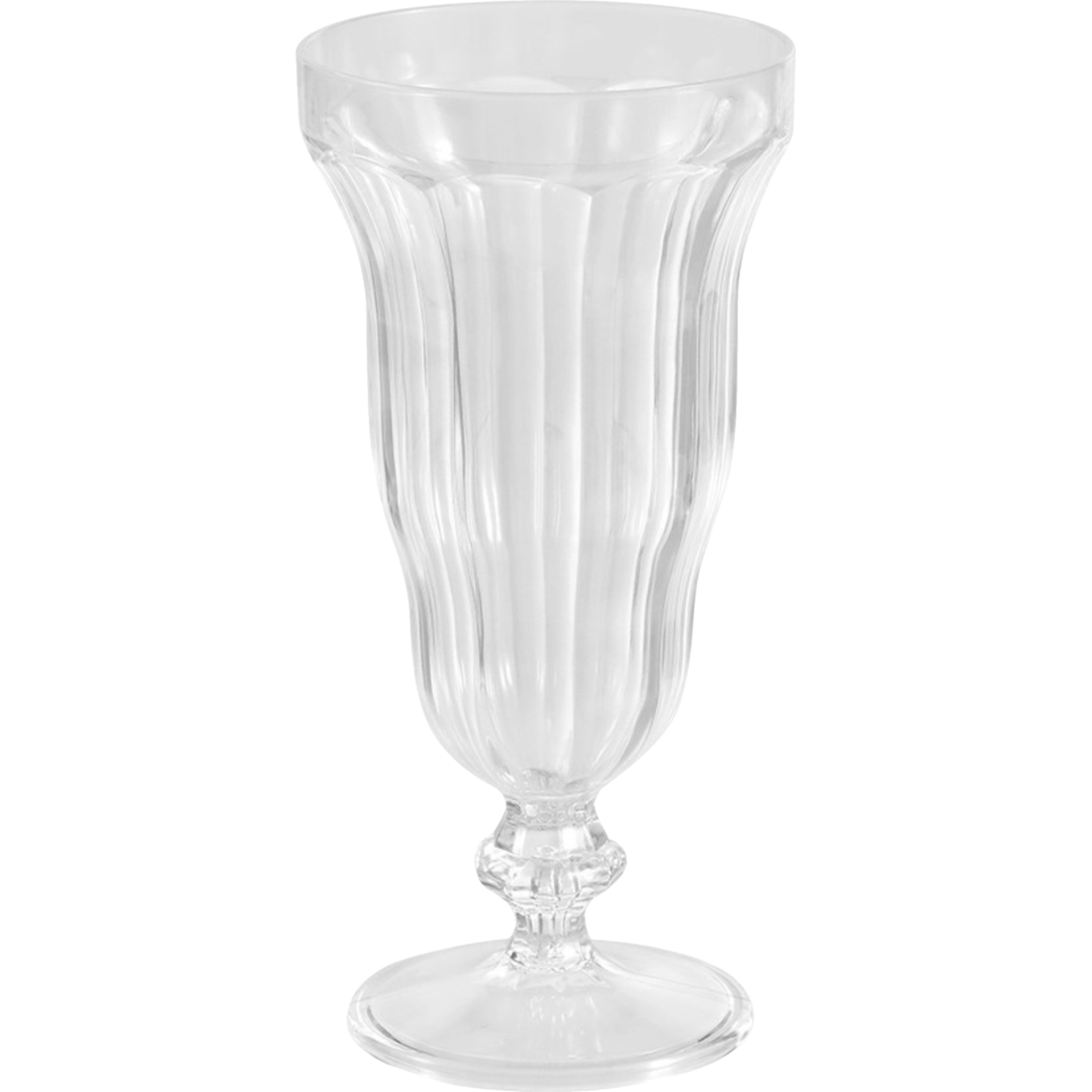 Clear Acrylic Milkshake Glass 550ml