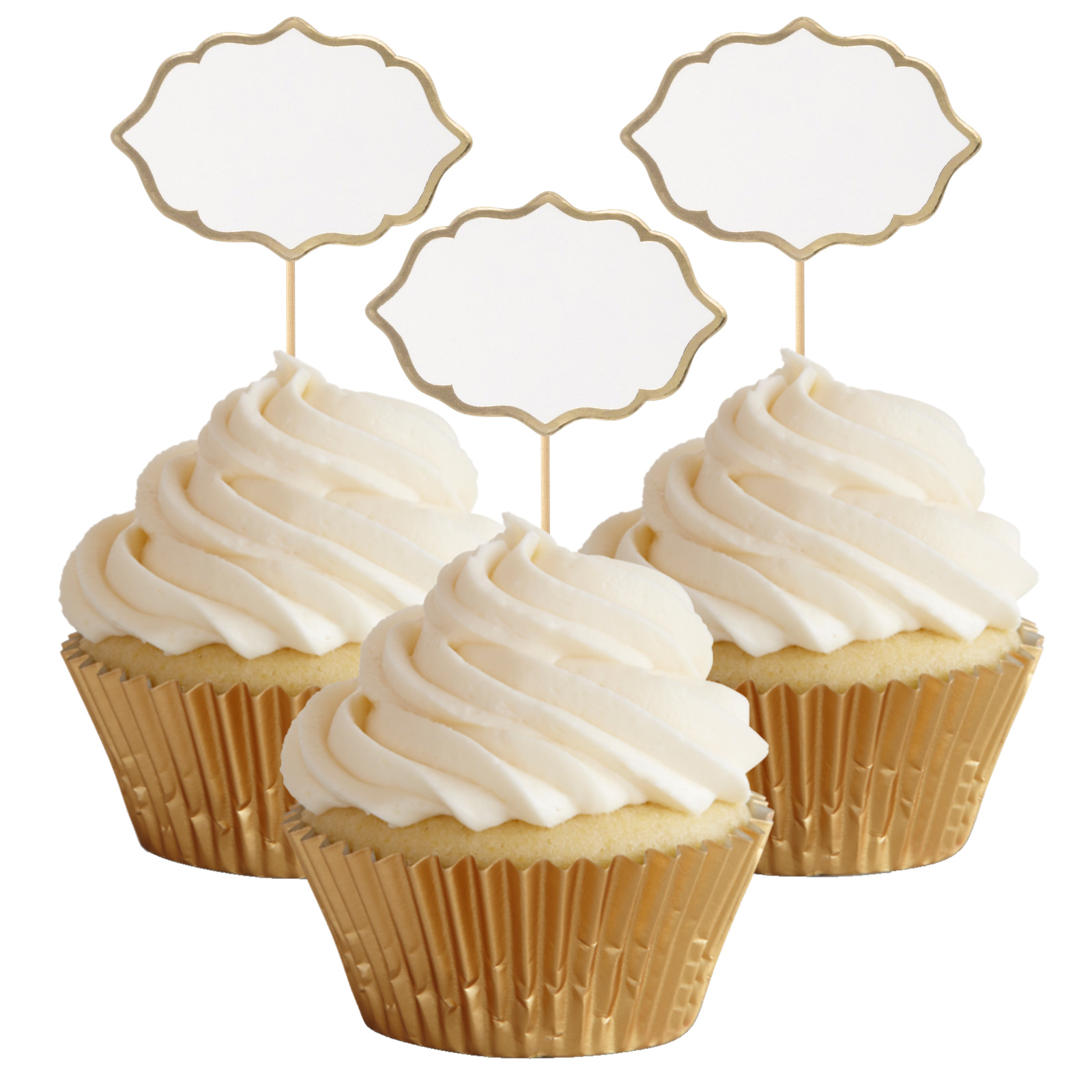 Charcuterie Picks With Gold Foil Trim (Pack of 20) 