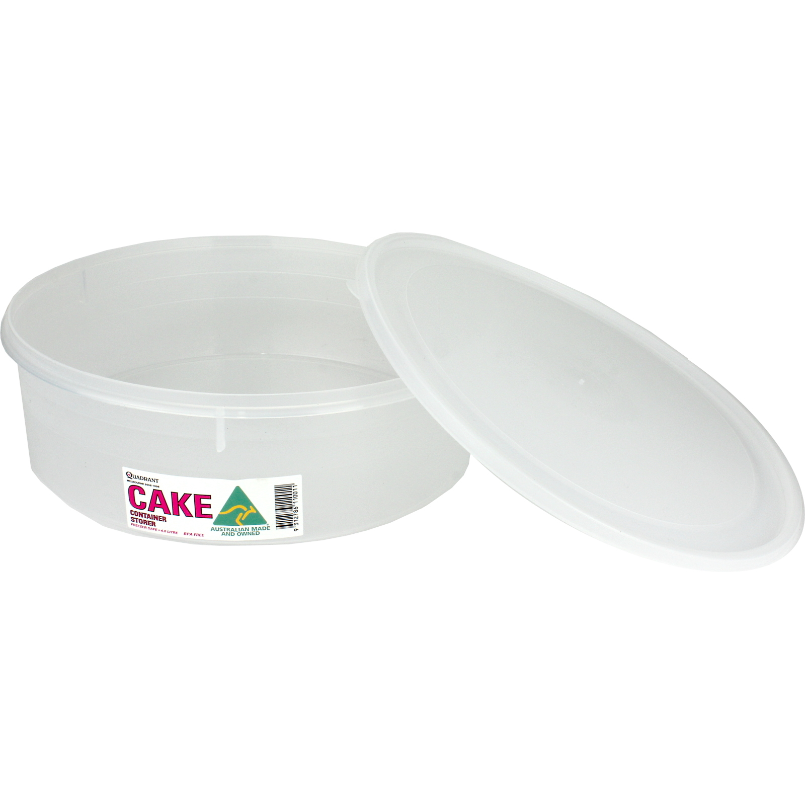 Plastic Round Cake Storage Container