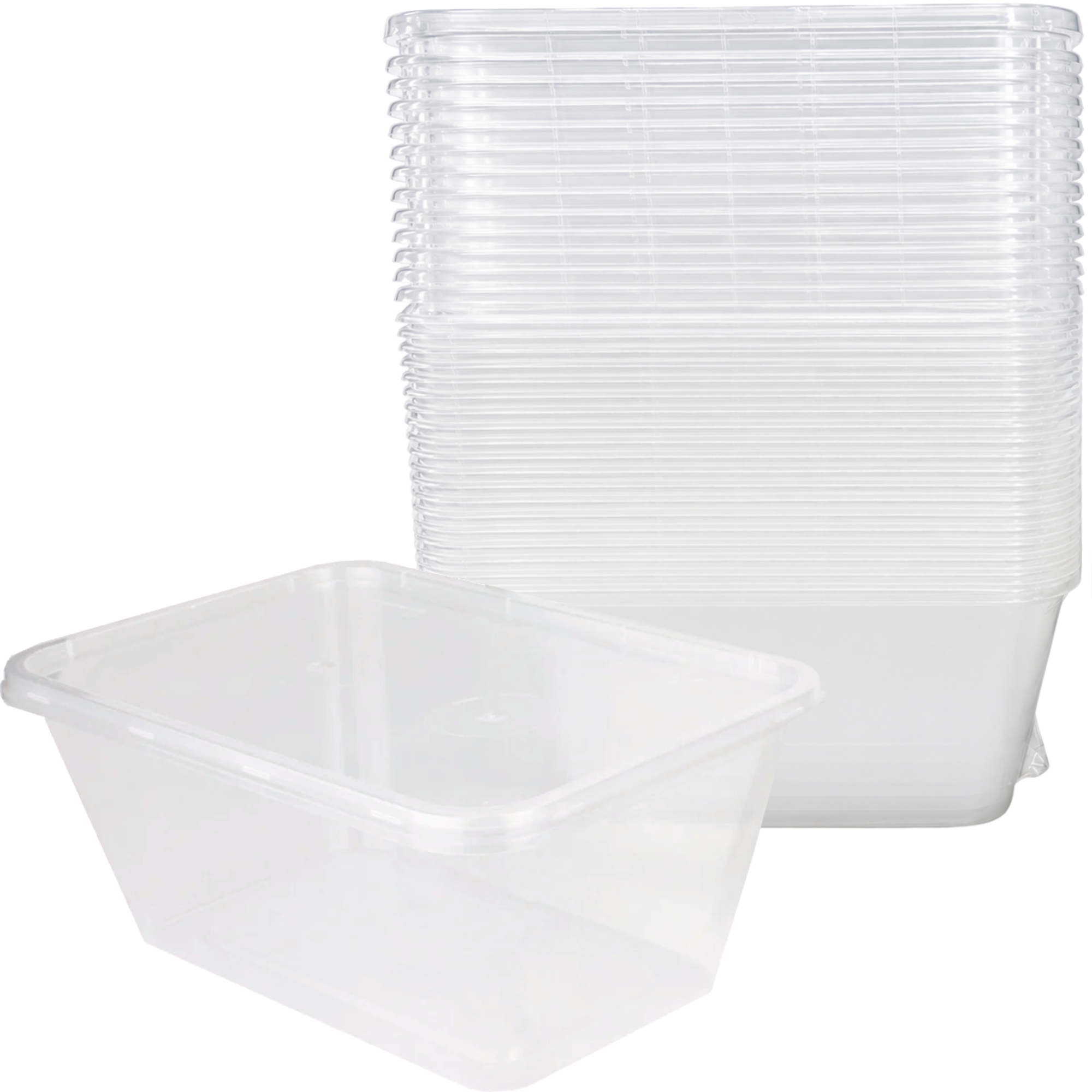Takeaway Containers With Lids 1000ml (Pack of 20)