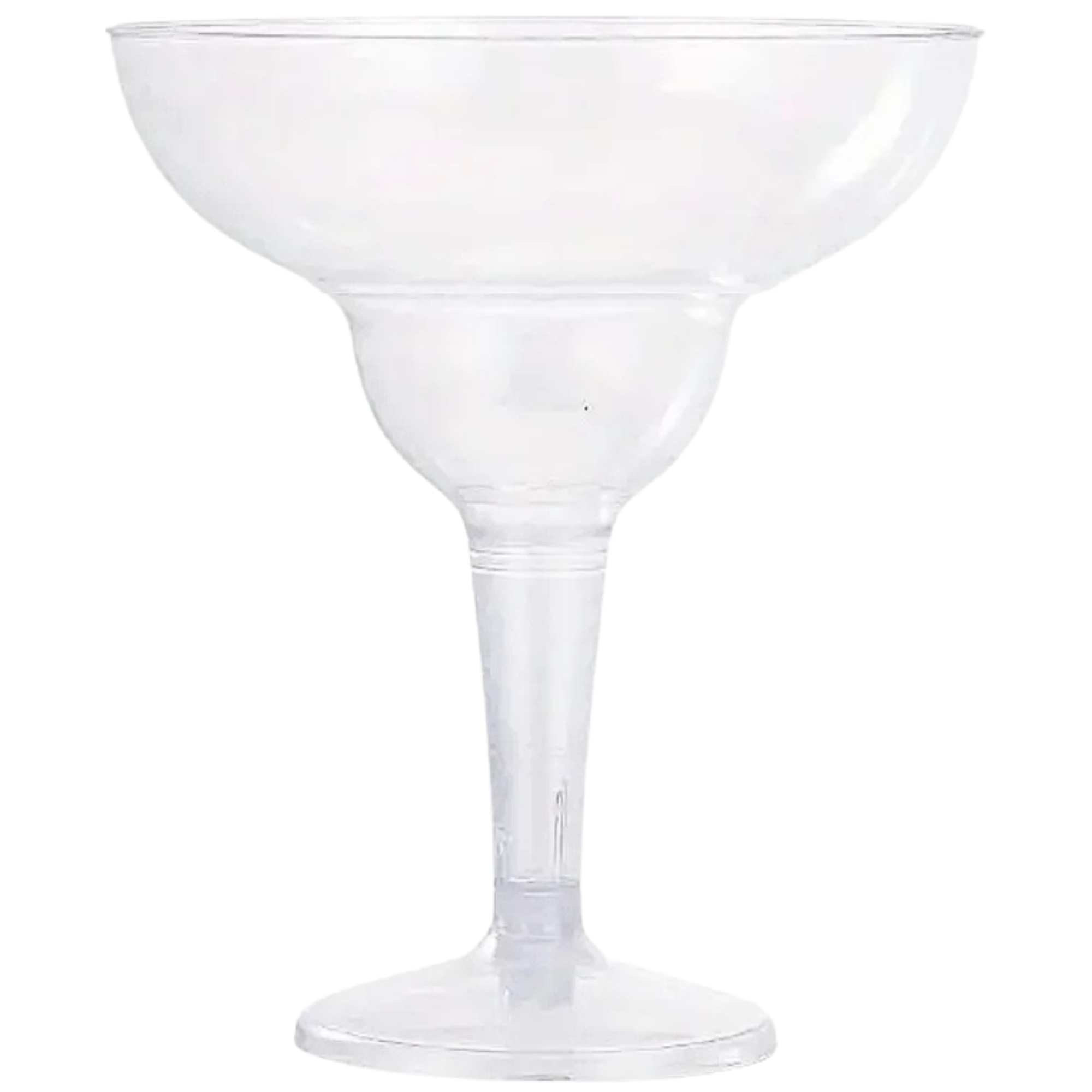 Clear Plastic Margarita Glasses (Pack of 6) 