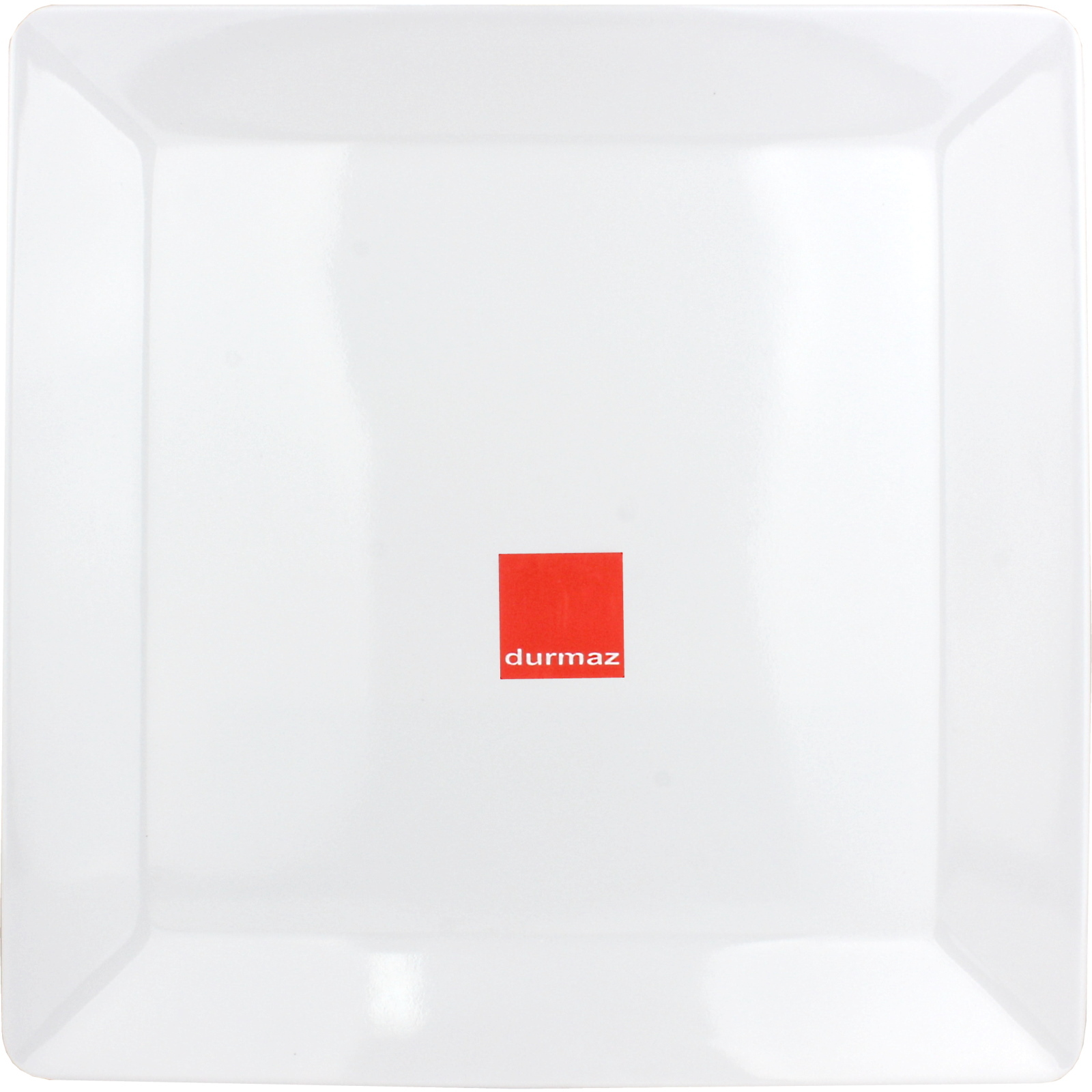 White Square Melamine Dinner Plate 