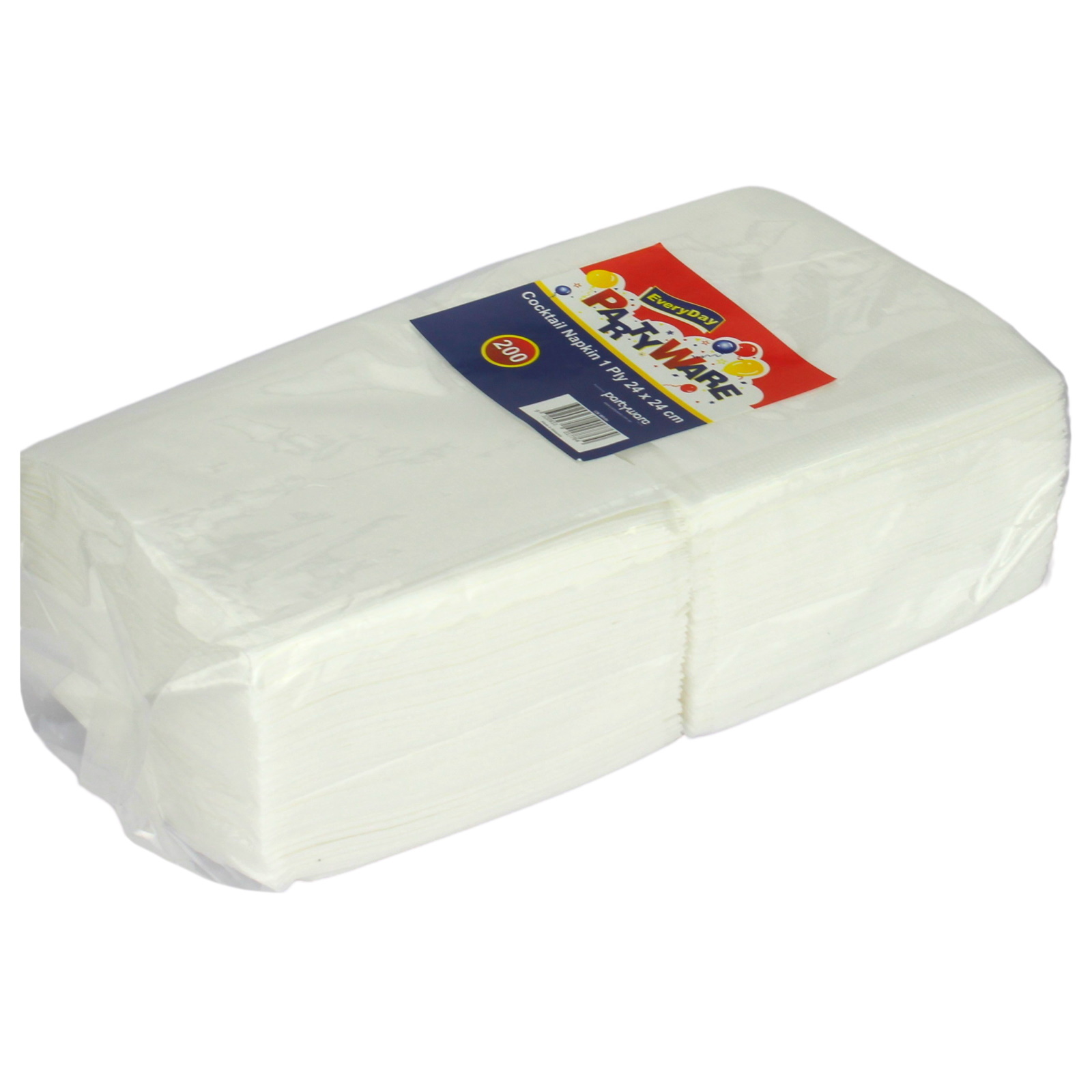 Bulk White Cocktail Napkins (Pack of 200)