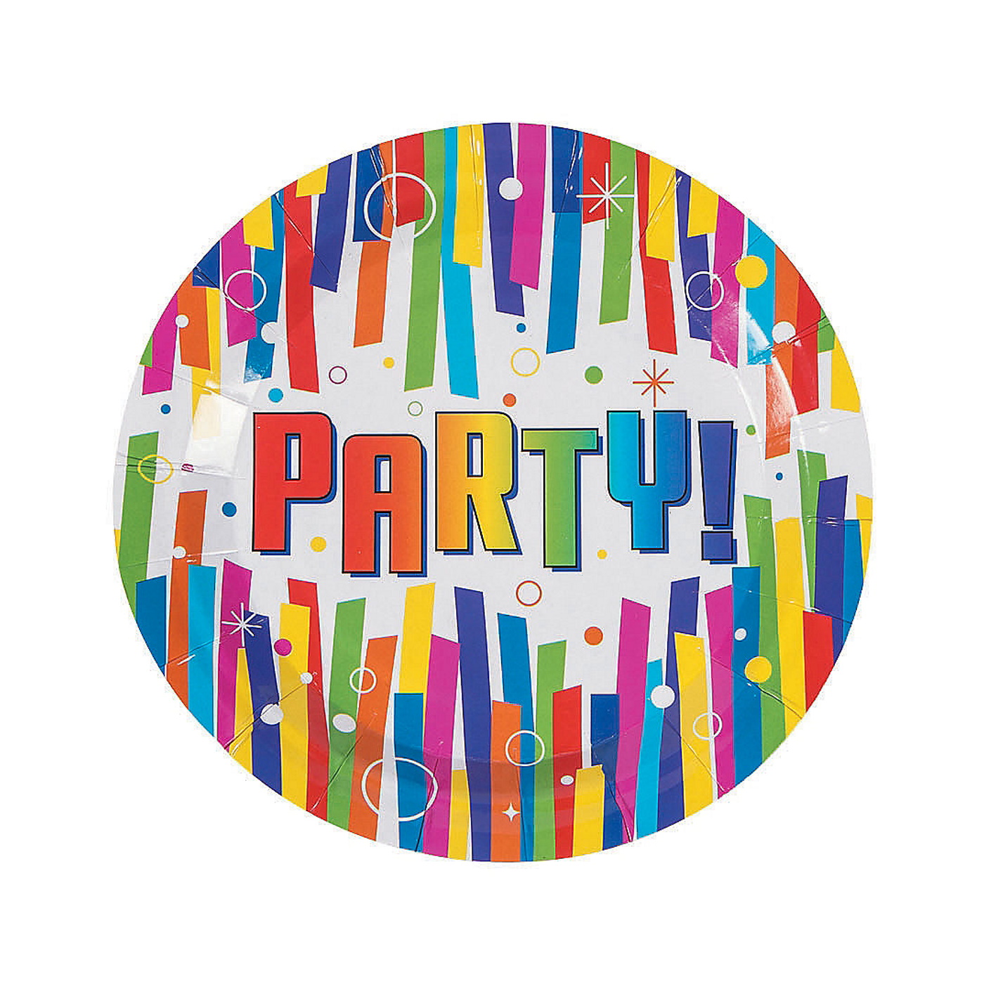 Bulk Bright Party Paper Small Plates (Pack of 250)