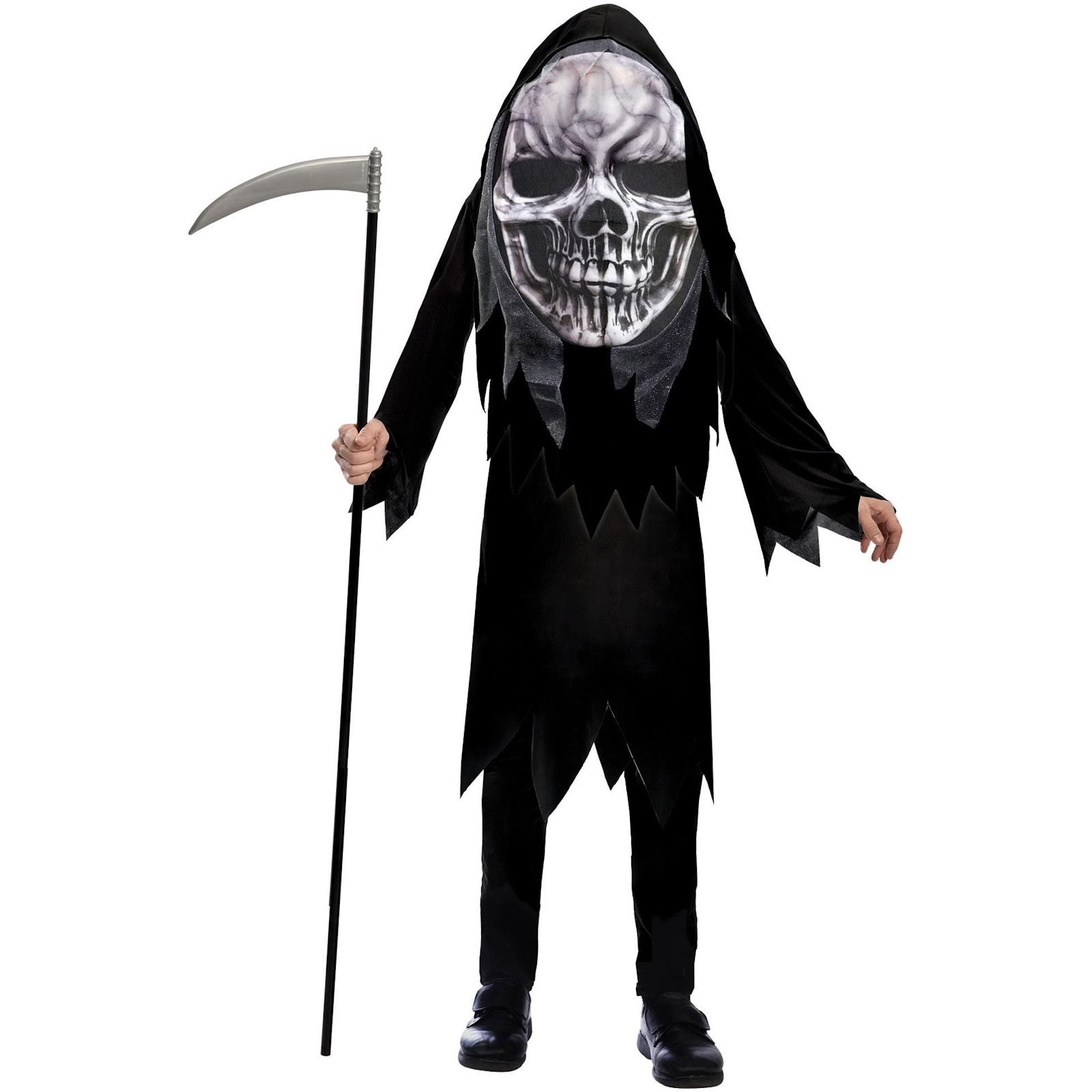 Grim Reaper Big Head Kids Costume