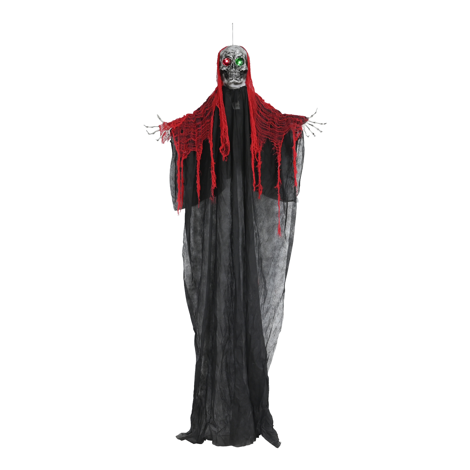 LED Light Up Giant Grim Reaper Hanging Decoration 2.1m
