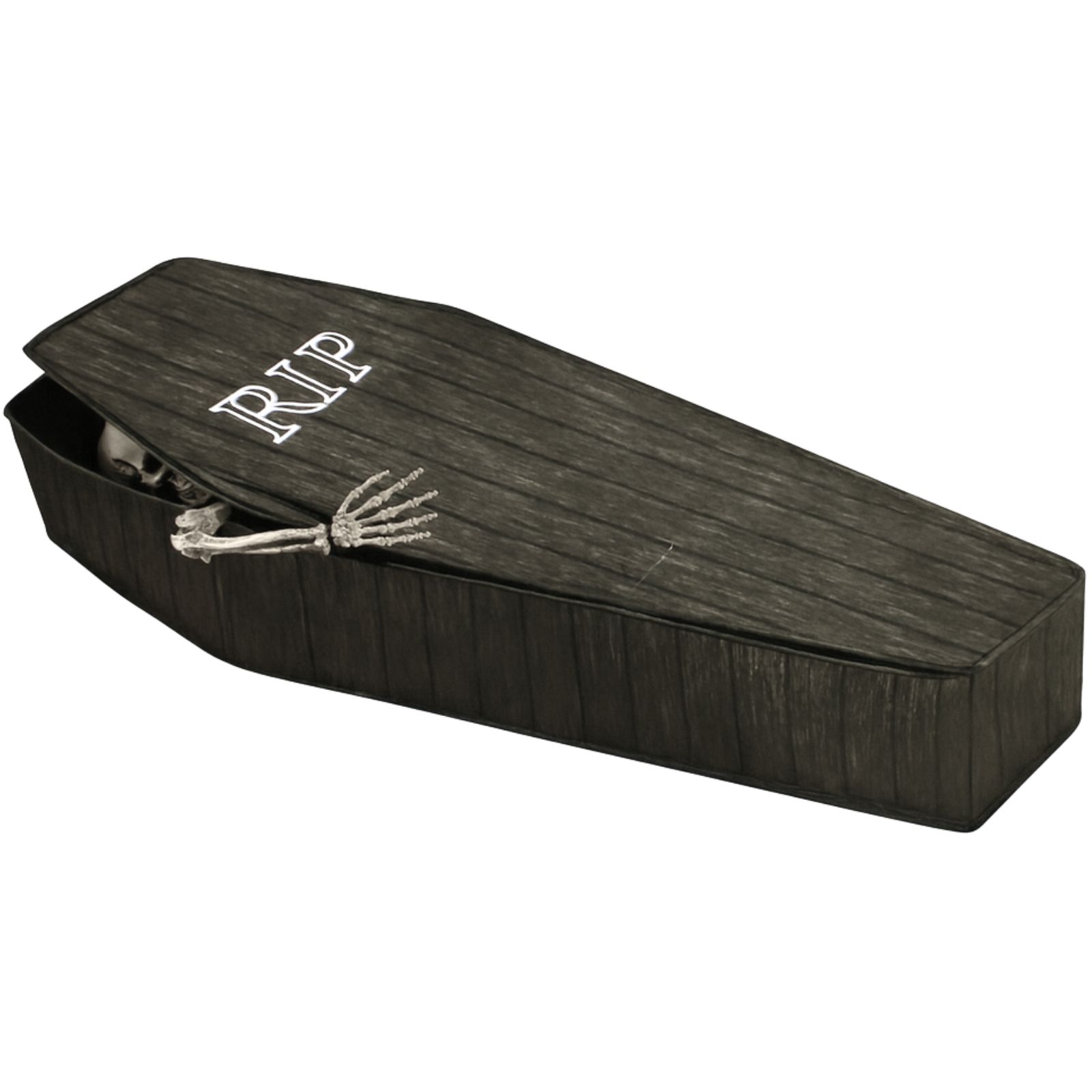 RIP Black Foldable Coffin Prop Decoration