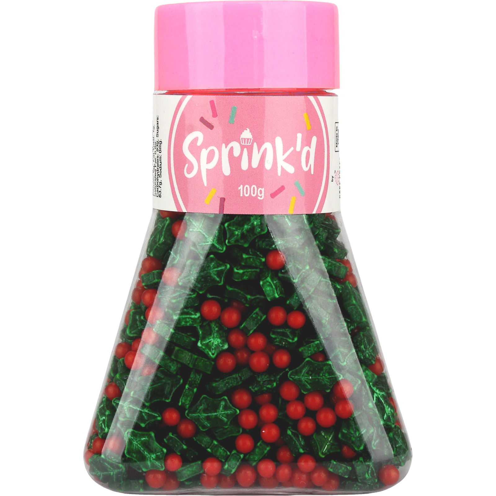 Sprinks Holly and Berry Christmas Sprinkles 100g