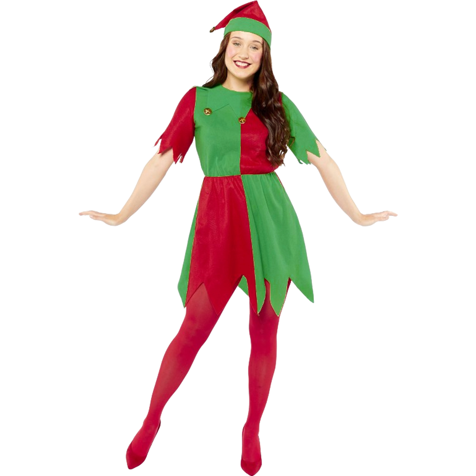 Christmas Elf Lady Costume Set - Small/Medium