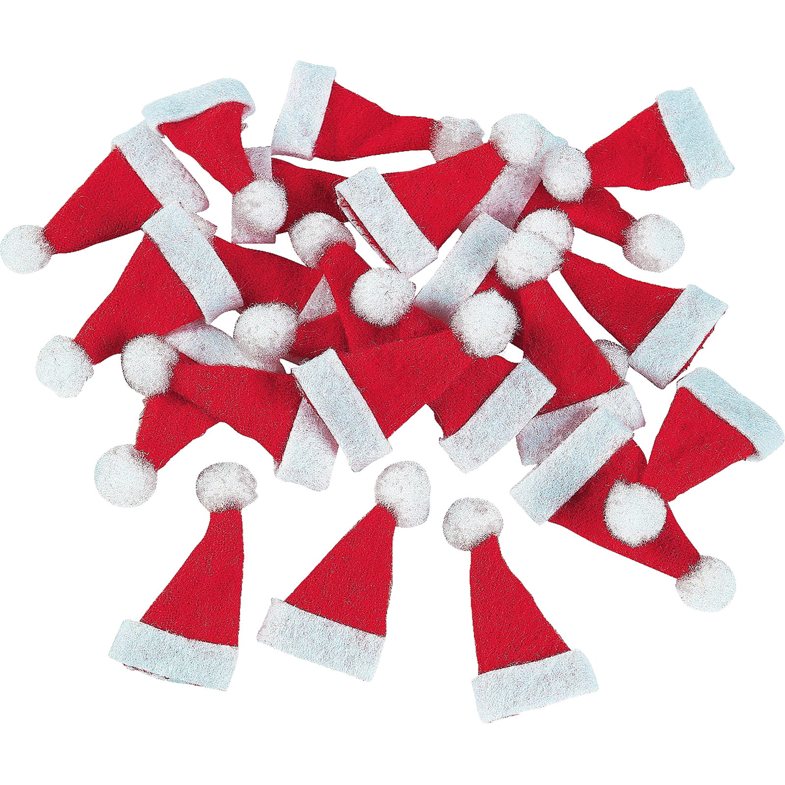 Mini Craft Santa Hats (Pack of 24)