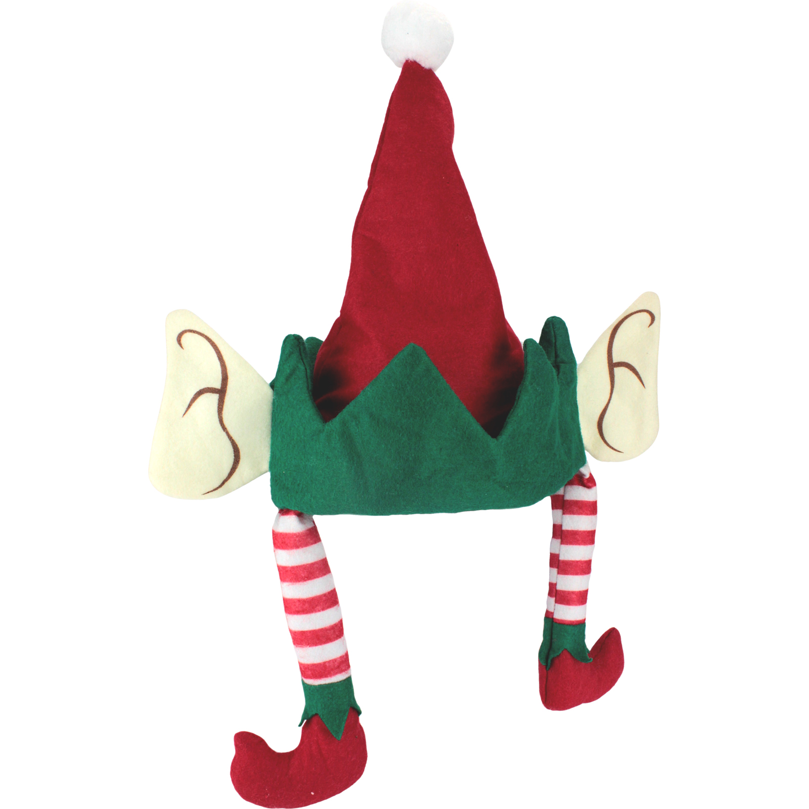Kids Christmas Elf Hat With Dangly Legs