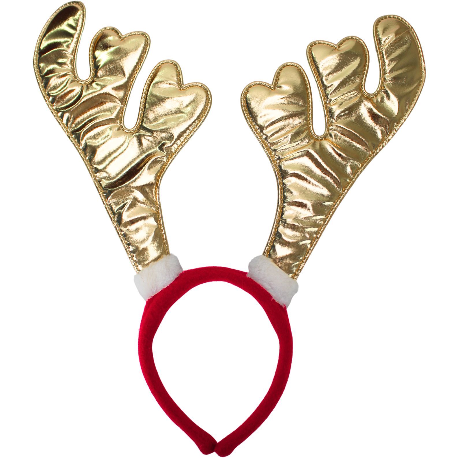 Kids Shining Gold Reindeer Antlers Headband