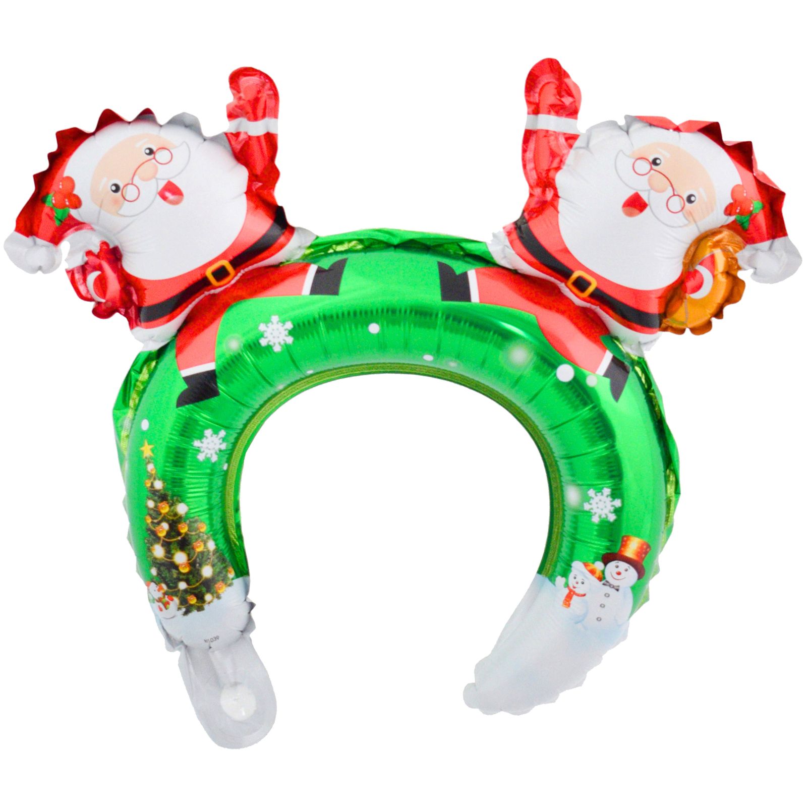 Father Christmas Foil Balloon Headband