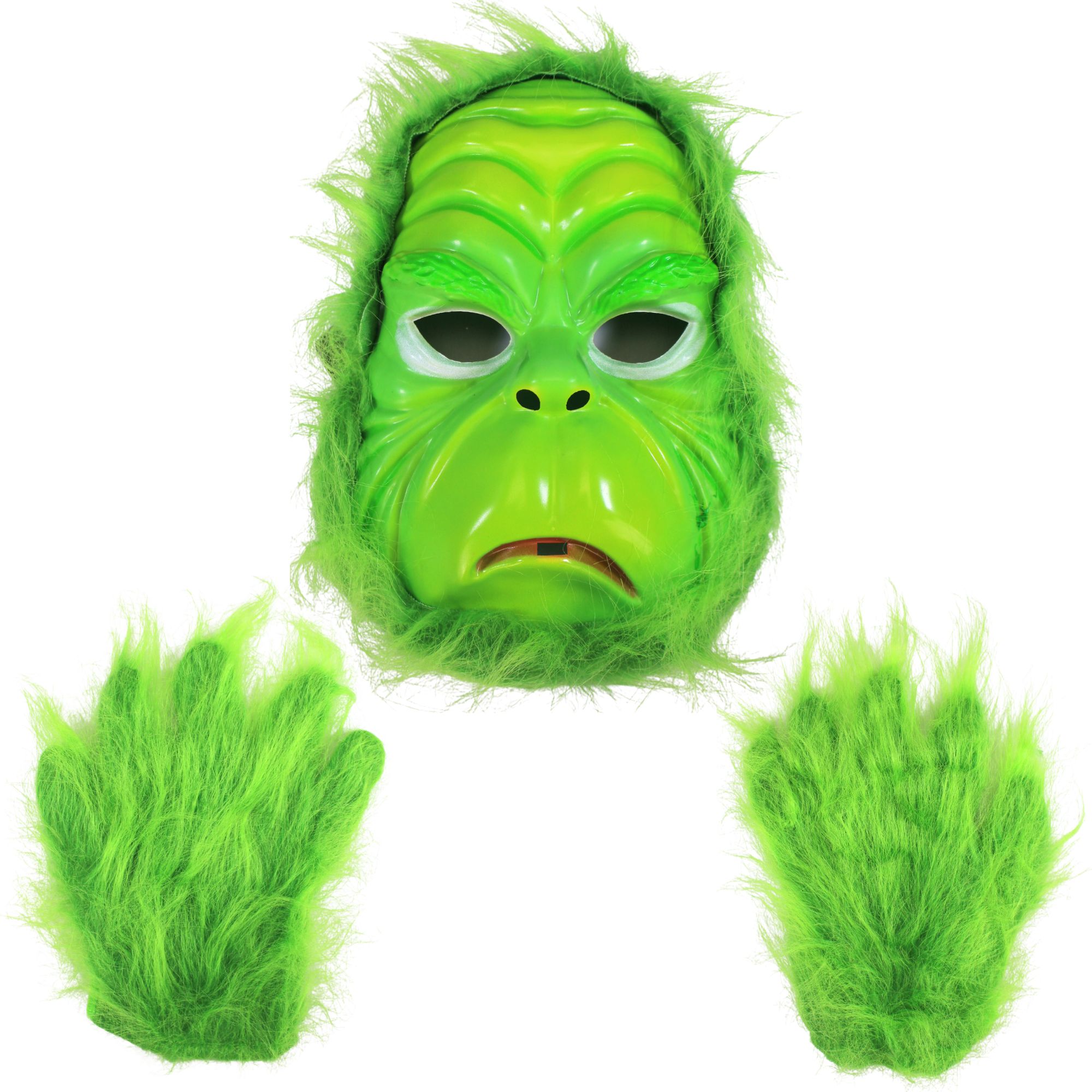 Green Christmas Grouch Costume Set