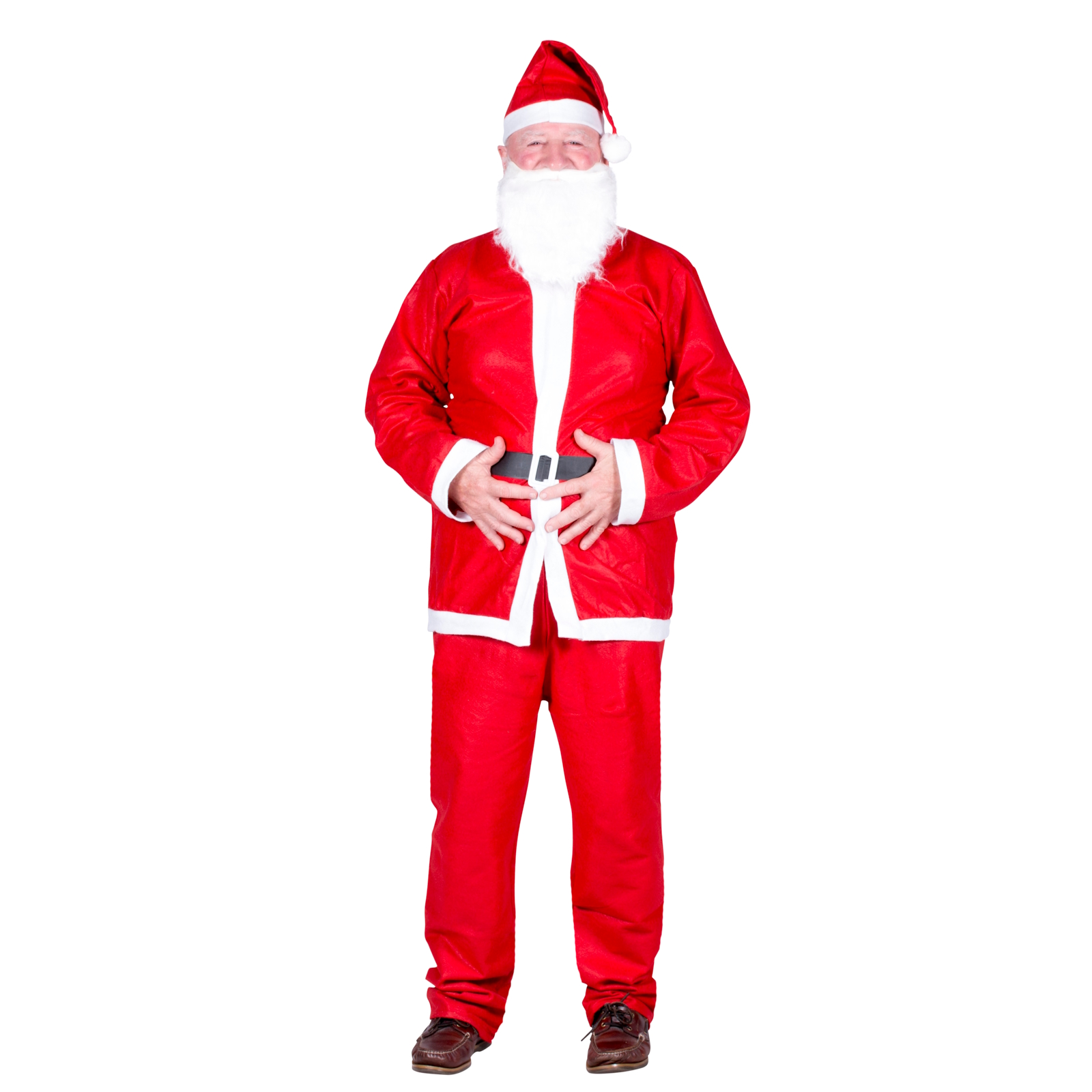 Christmas Santa Suit Adult Costume Standard One Size