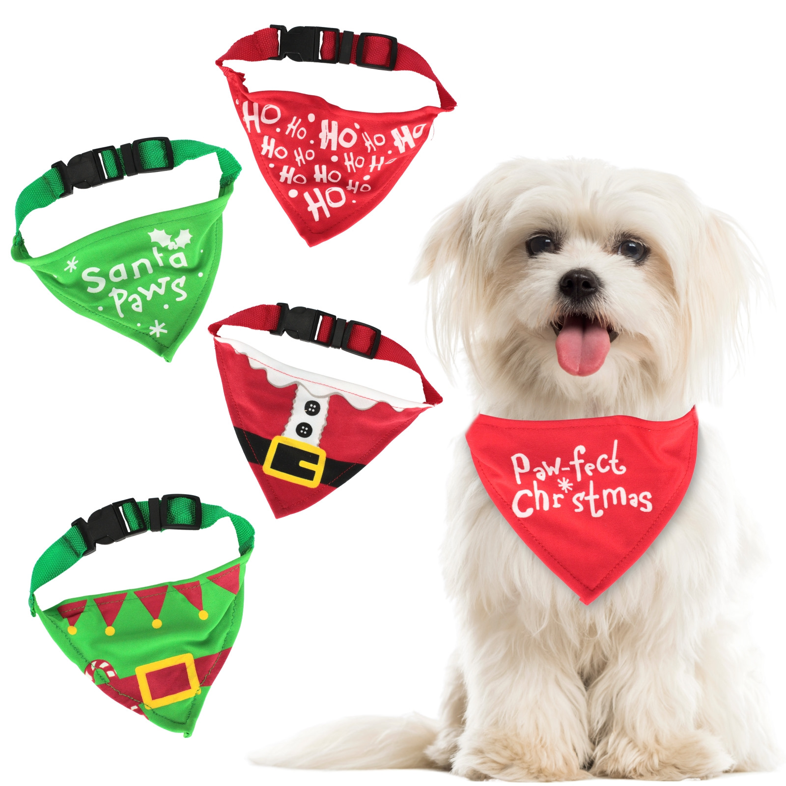 Puppy christmas bandana best sale