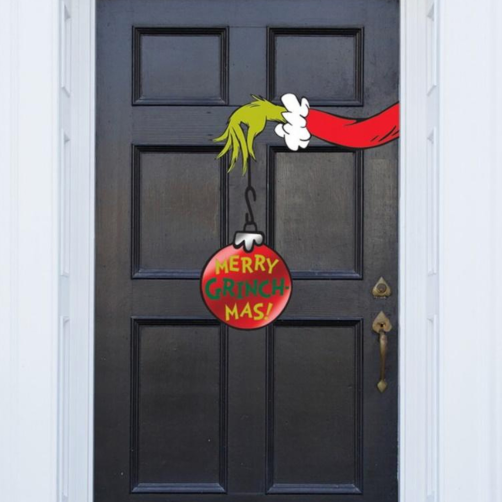 The Grinch Christmas Door Decoration