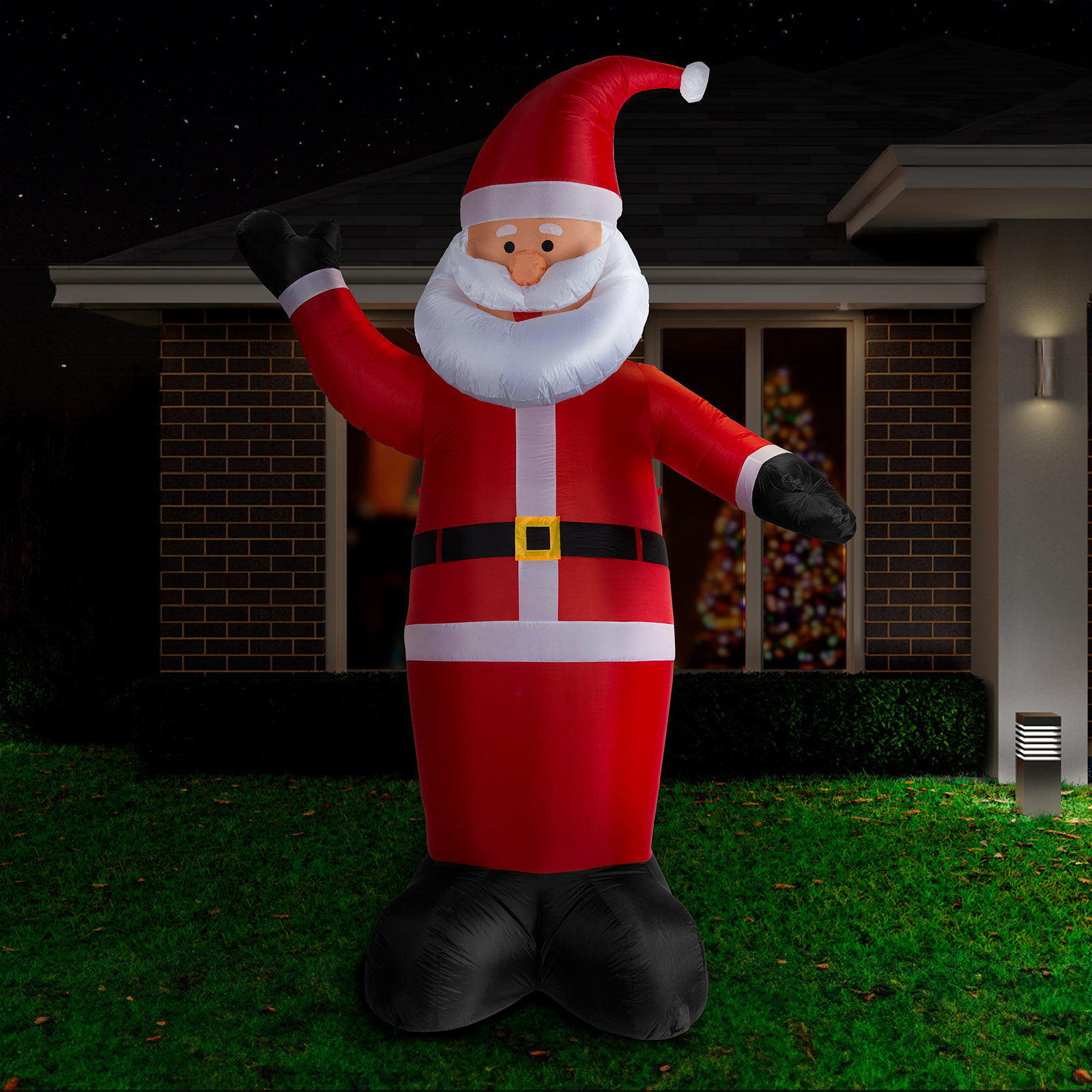 Inflatable Giant Santa Claus With LED Lights 300cm